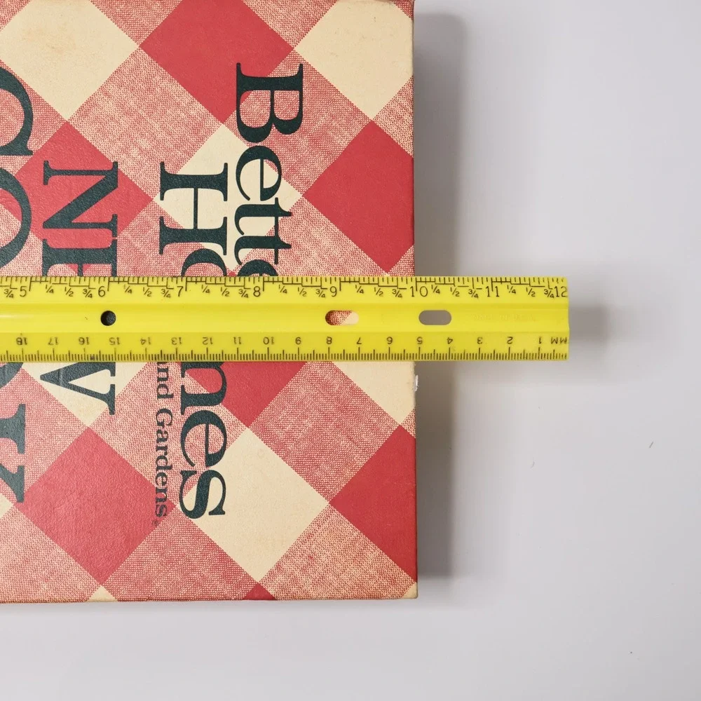 Better Homes & Gardens 'New Cook Book' Vintage Red Gingham Ring Binder Meredith